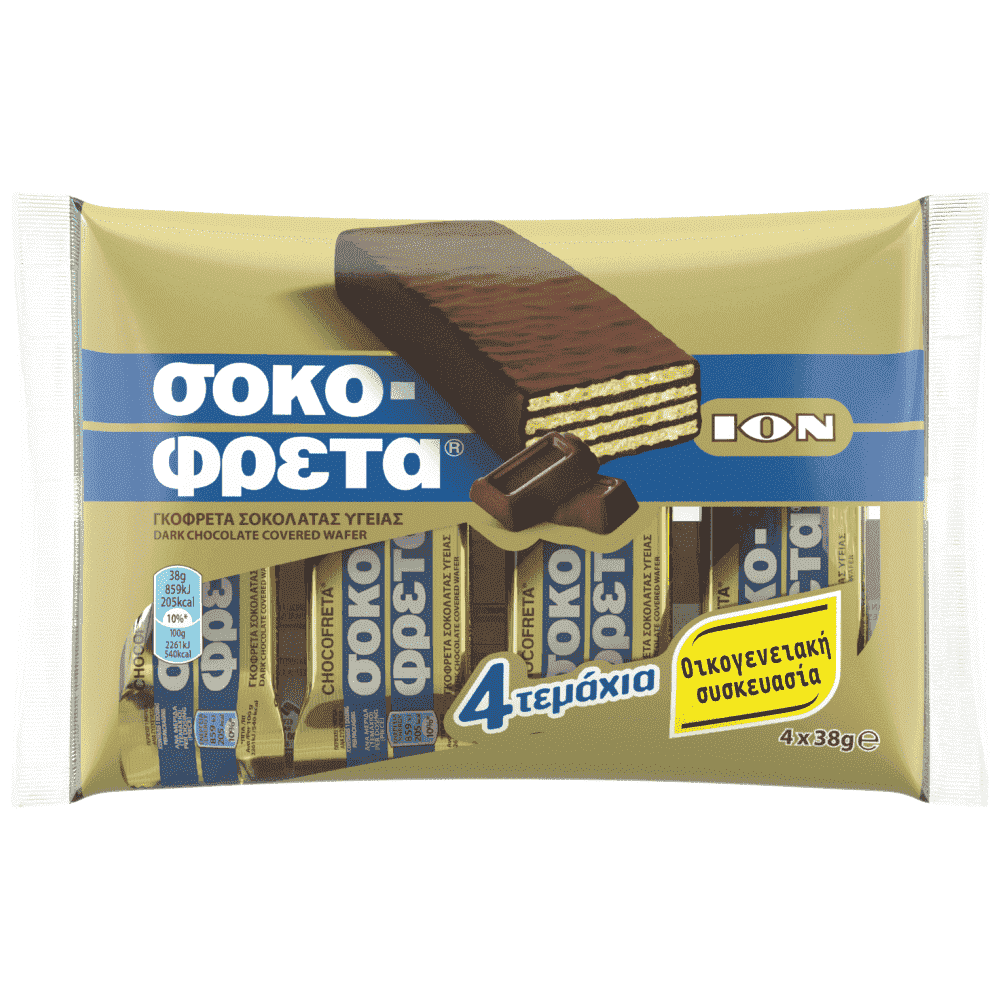 ΙΟΝ Σοκοφρέτα Υγείας 4x38gr