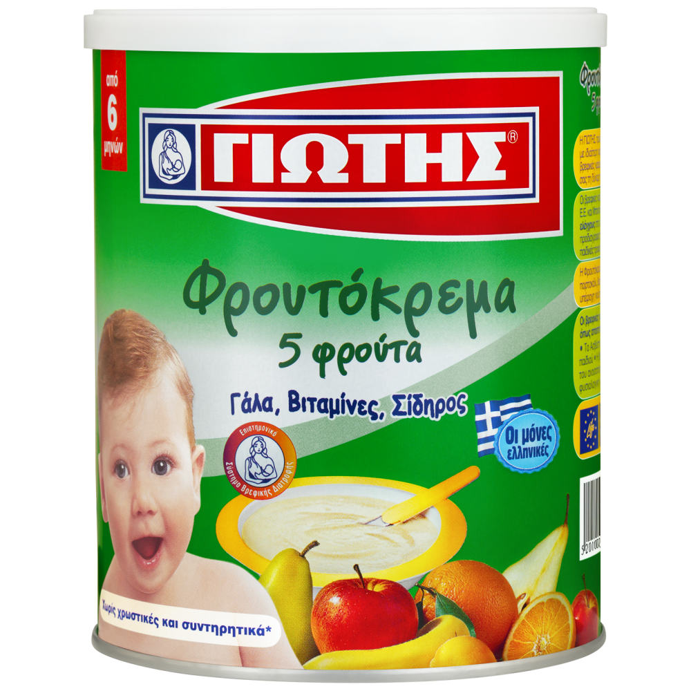 Γιώτης Φρουτόκρεμα 5 Φρούτα 300gr