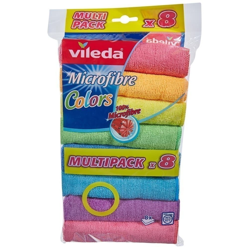 Vileda Πετσέτα Μικροΐνών Colors 8τεμ