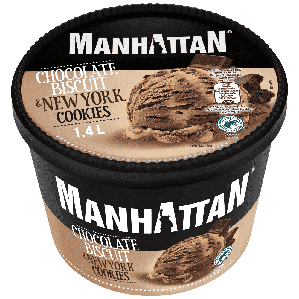 Manhattan Choco & New York Cookies 101gr 1,4lt