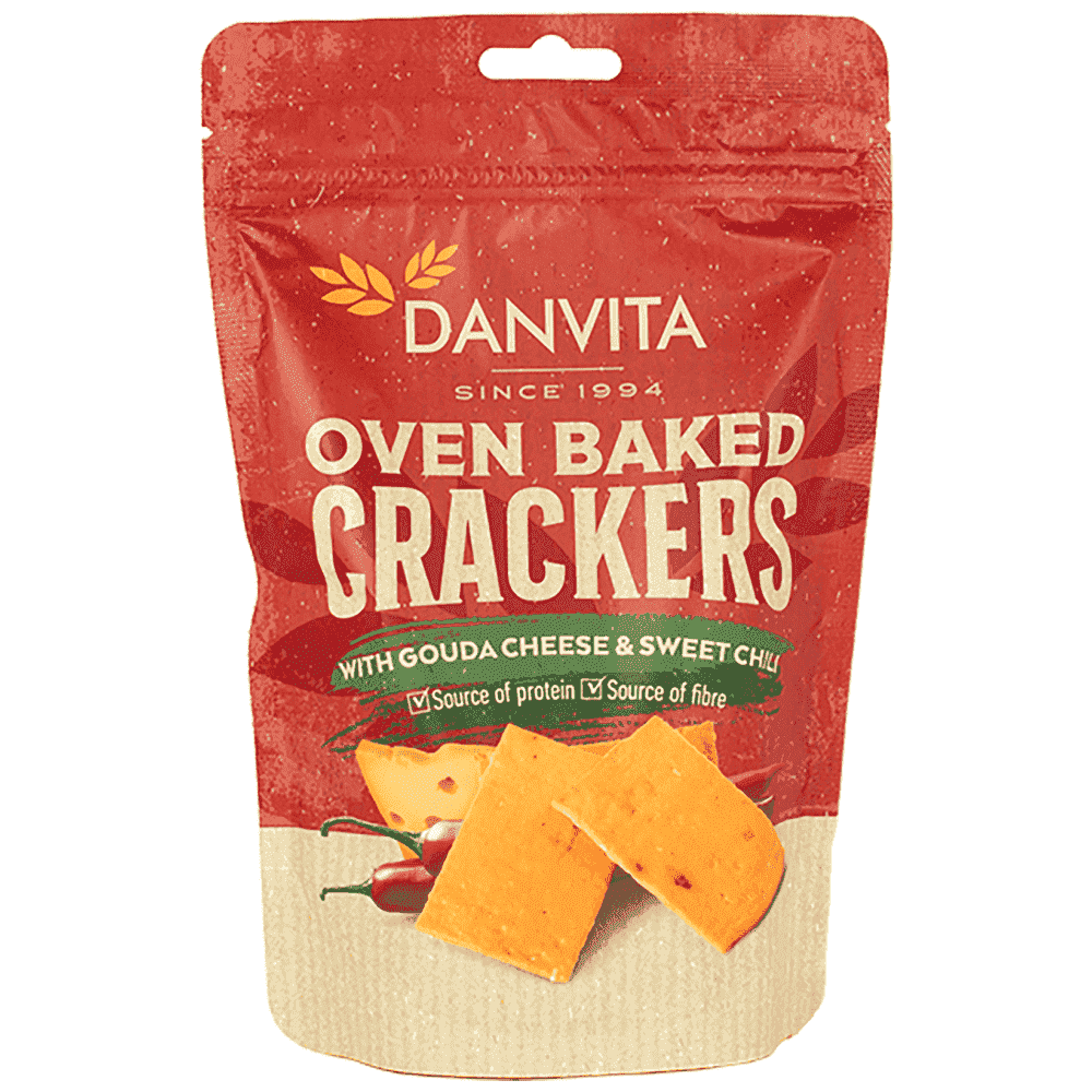 Oven Baked Crackers Gouda & Chilli 10gr