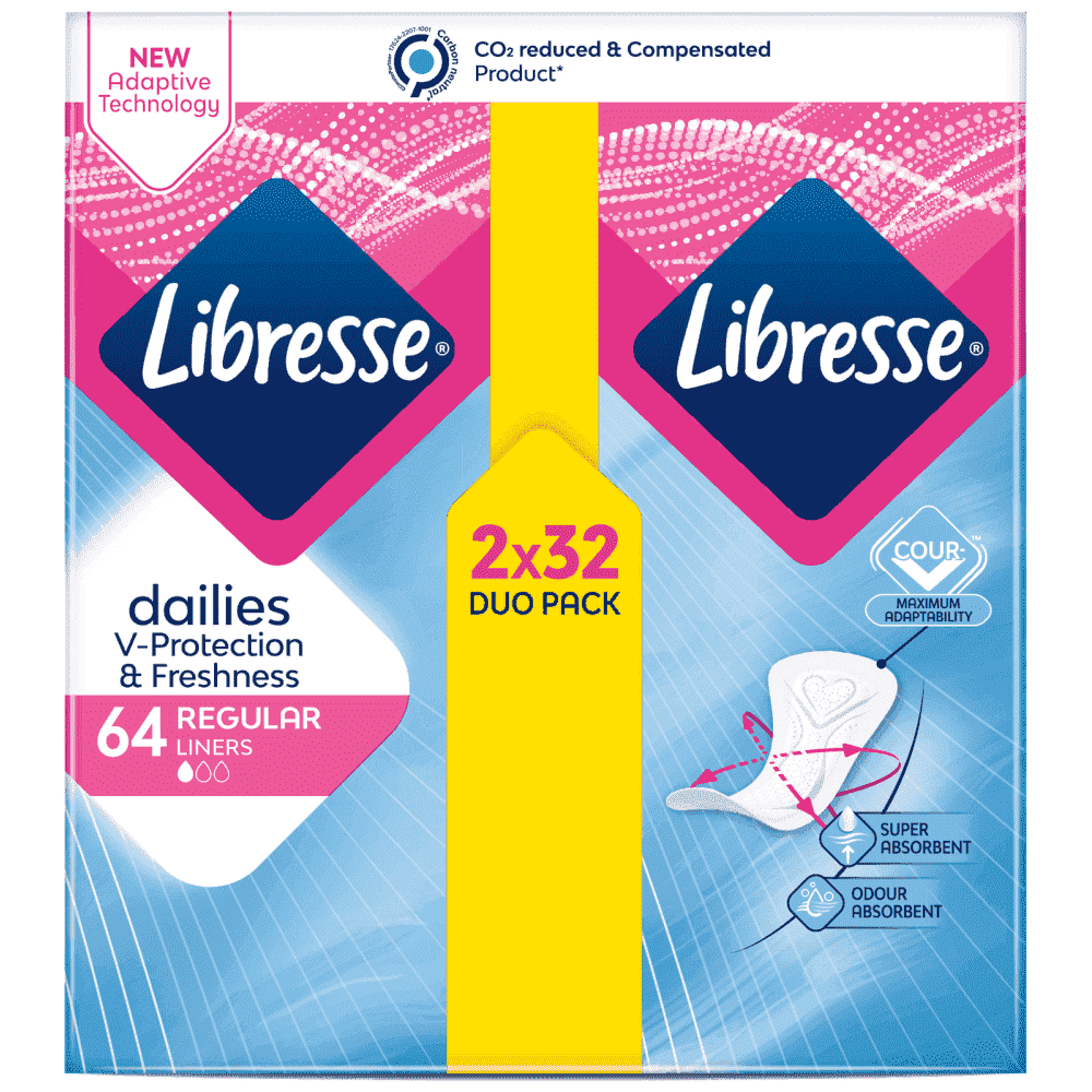 Libresse Σερβιετάκια Dailyfresh Normal 64τεμ