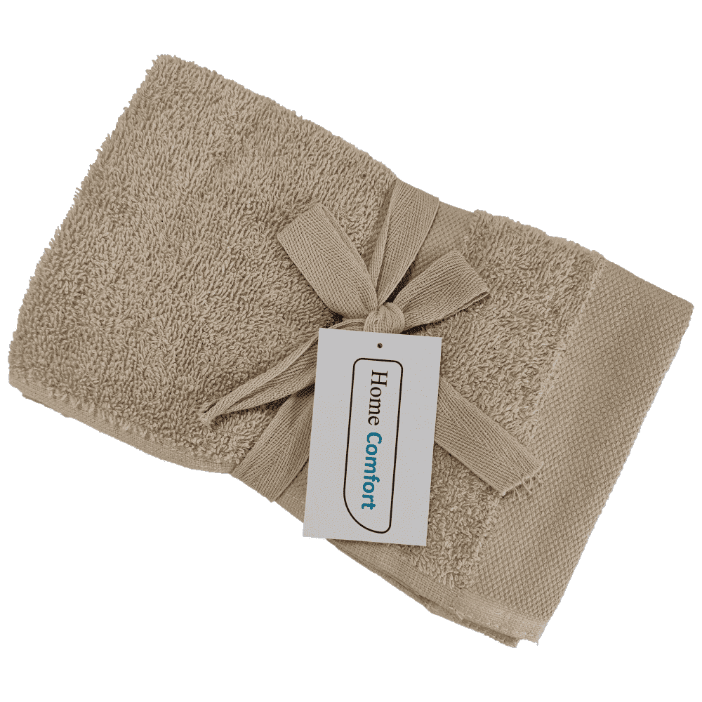 Home Comfort Πετσέτες Silver Sand 30x50cm 100% Βαμβάκι Σετ 2