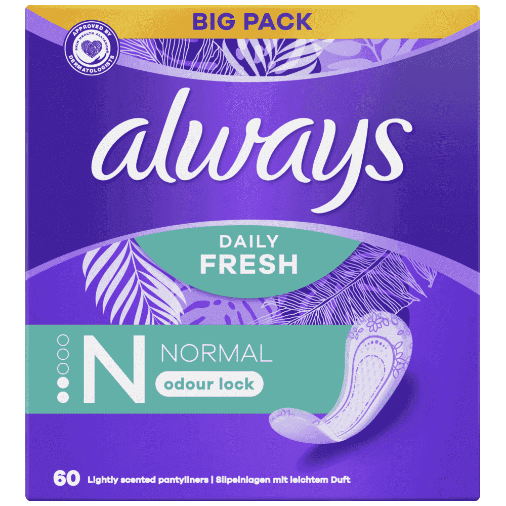 Always Fresh Normal Σερβιετάκια 60τεμ