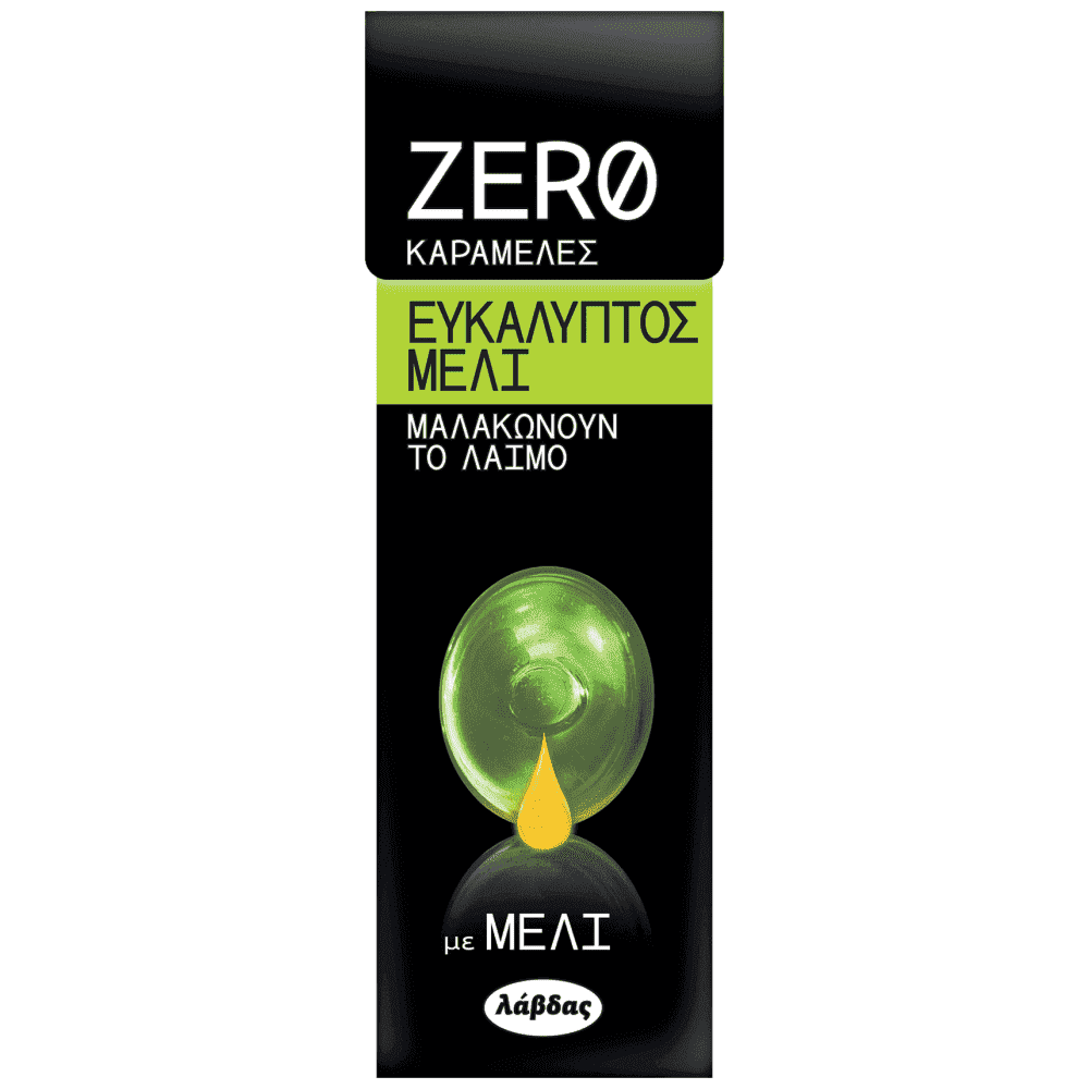 Zero Καραμέλες Ευκάλυπτος Μέλι 32gr