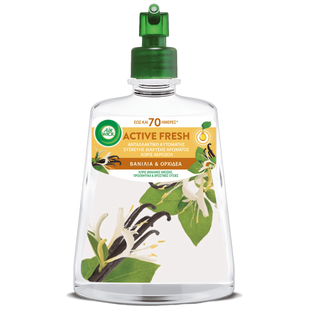 Airwick Active Fresh Βανίλια & Ορχιδέα Ανταλλακτικό 228ml