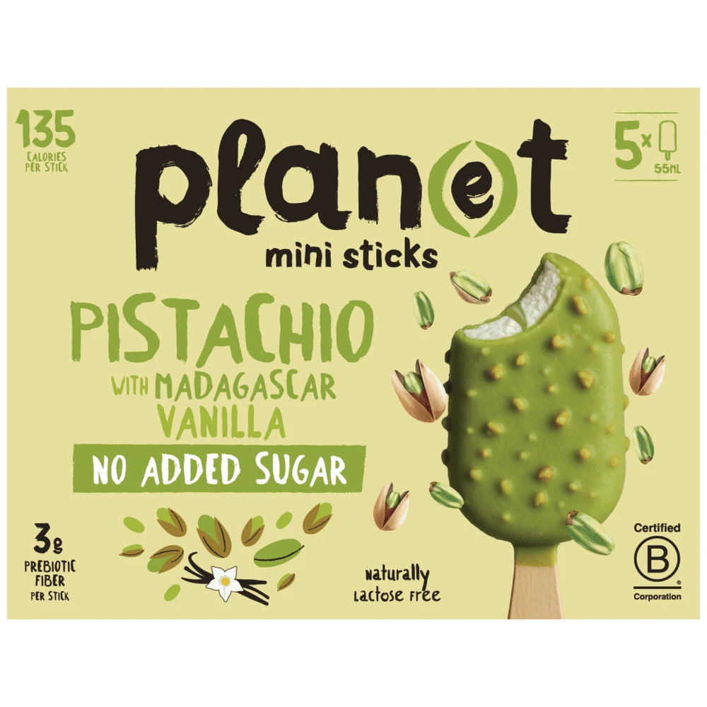 Plan(e)t Pistachio Madagaskar Vanilia 5τεμ 225gr 275ml