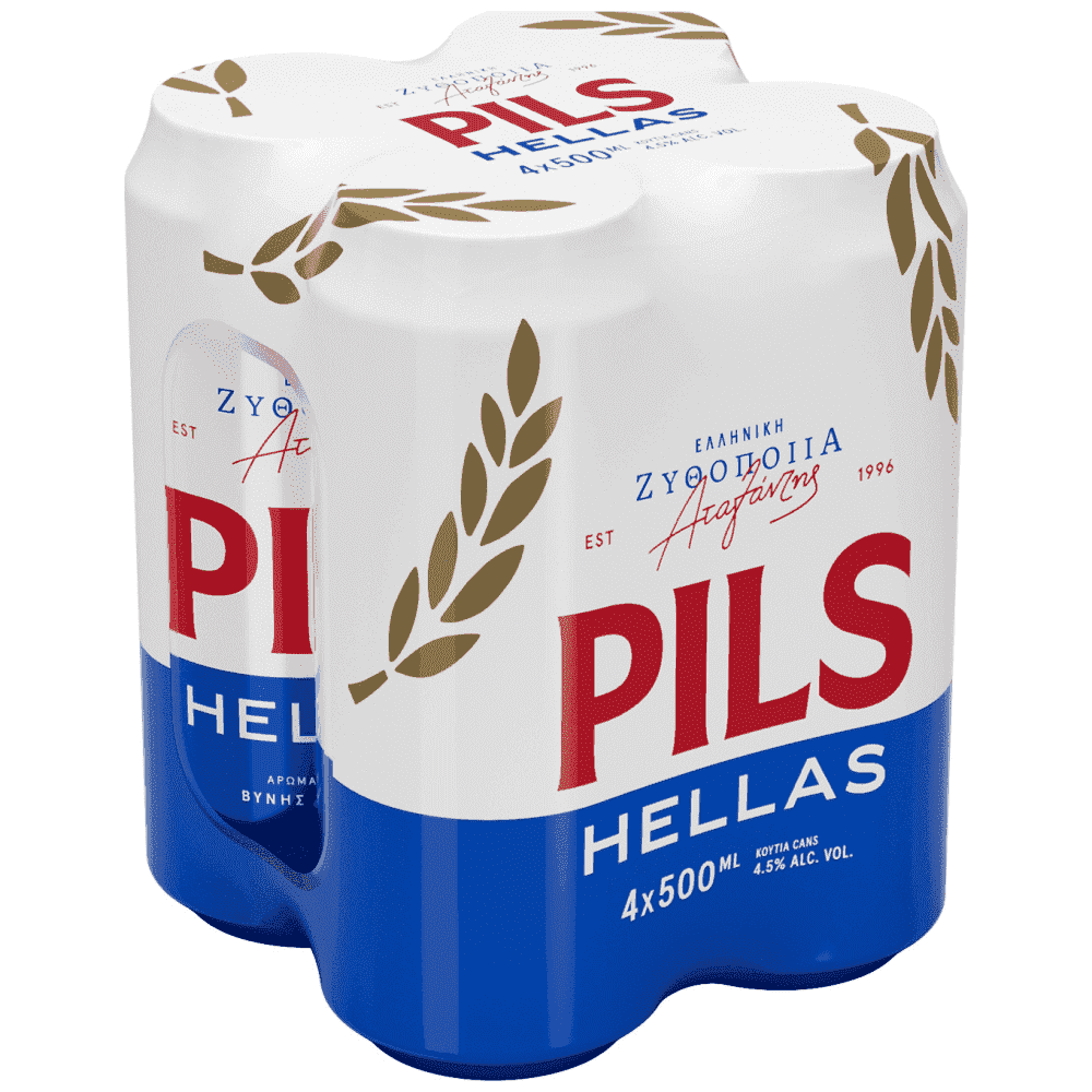 Pils Μπίρα Κουτί 4x500ml