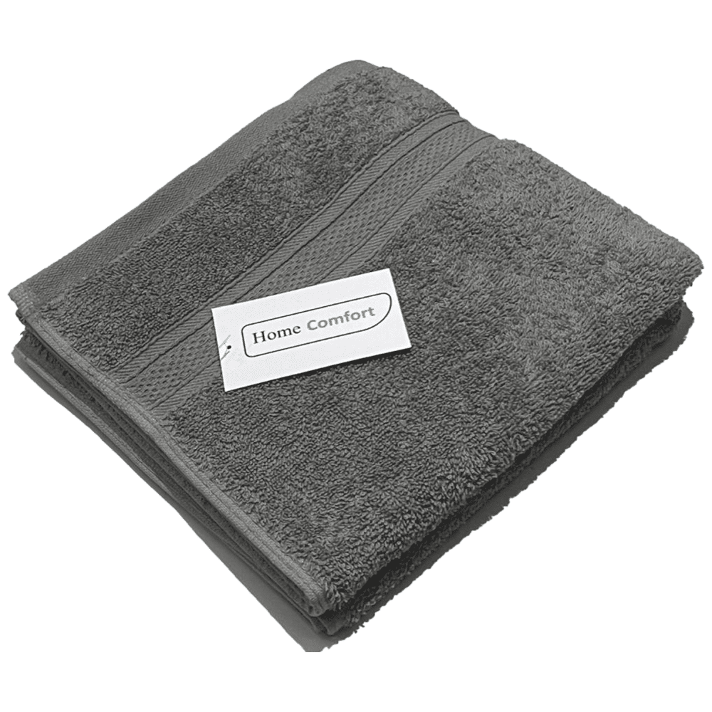Home Comfort Πετσέτα Γκρί 50x90cm 100% Bαμβάκι