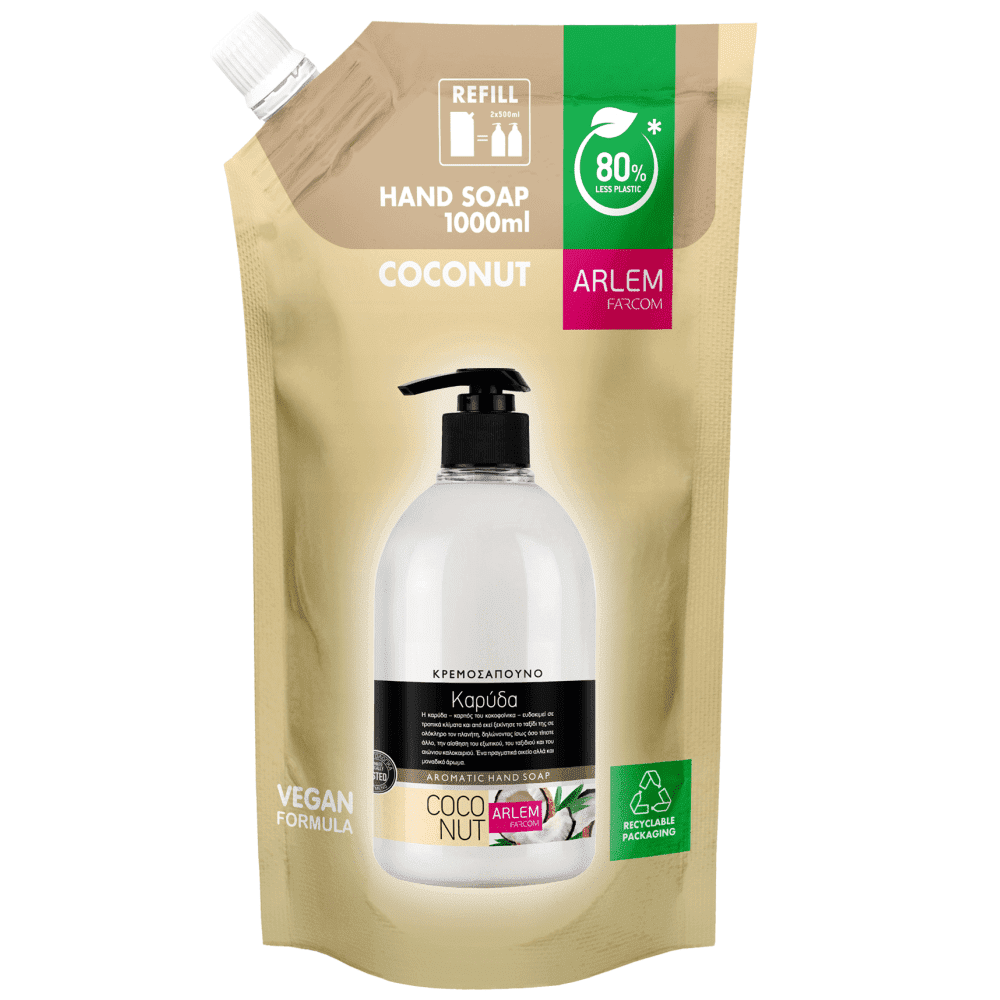 Arlem Κρεμοσάπουνο Doypack Καρύδα 1000ml