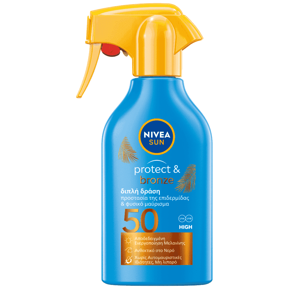 Nivea Sun Protect & Bronze Trigger Spray Spf50+ 250ml