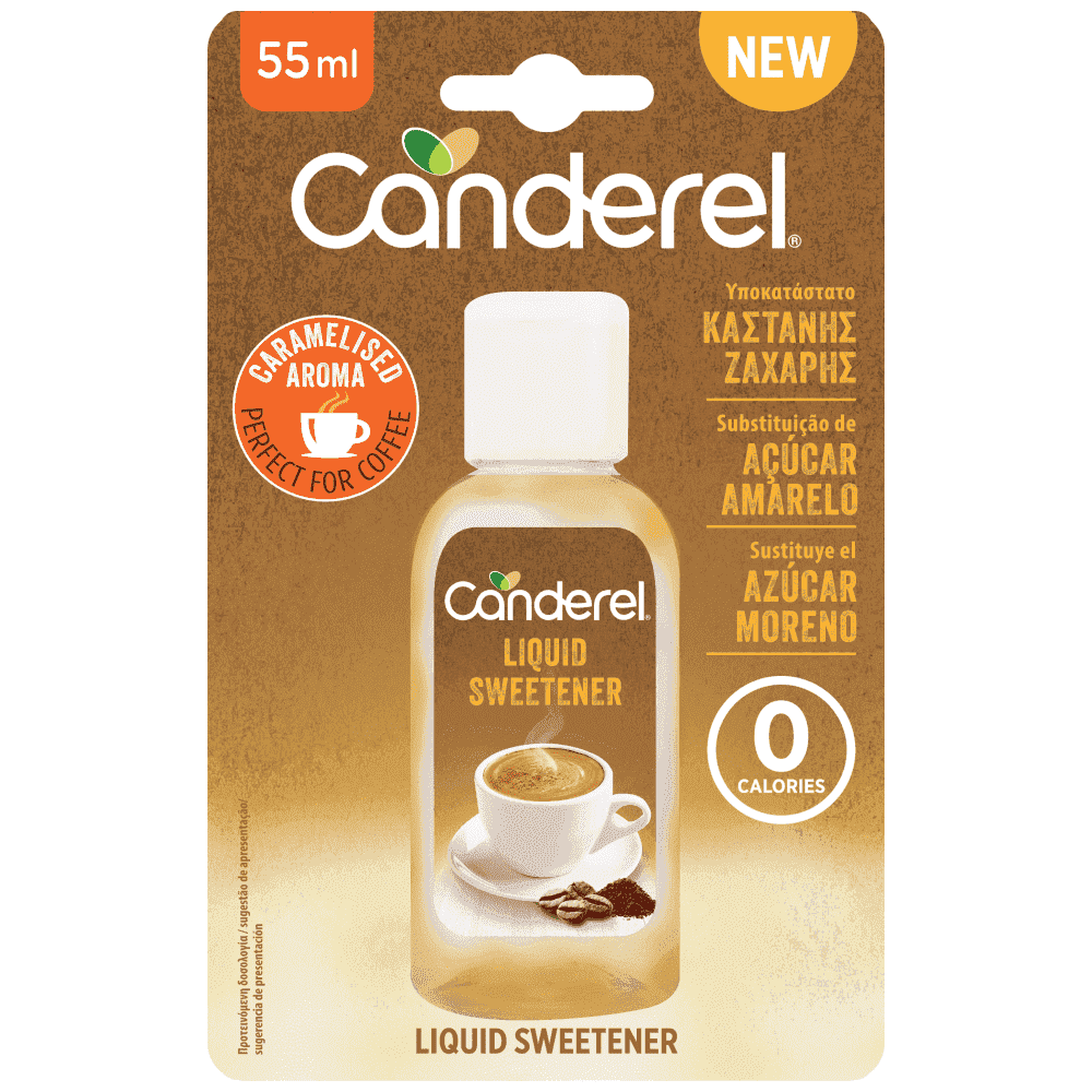 Canderel Υγρό Υποκατάστατο Καστανής Ζάχαρης 55ml