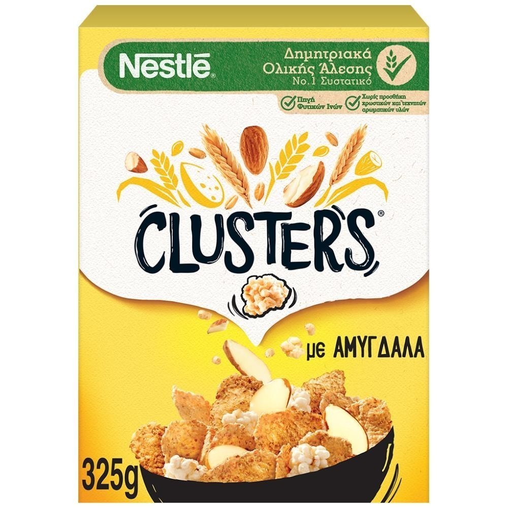 Nestle Clusters Δημητριακά Almond 325g