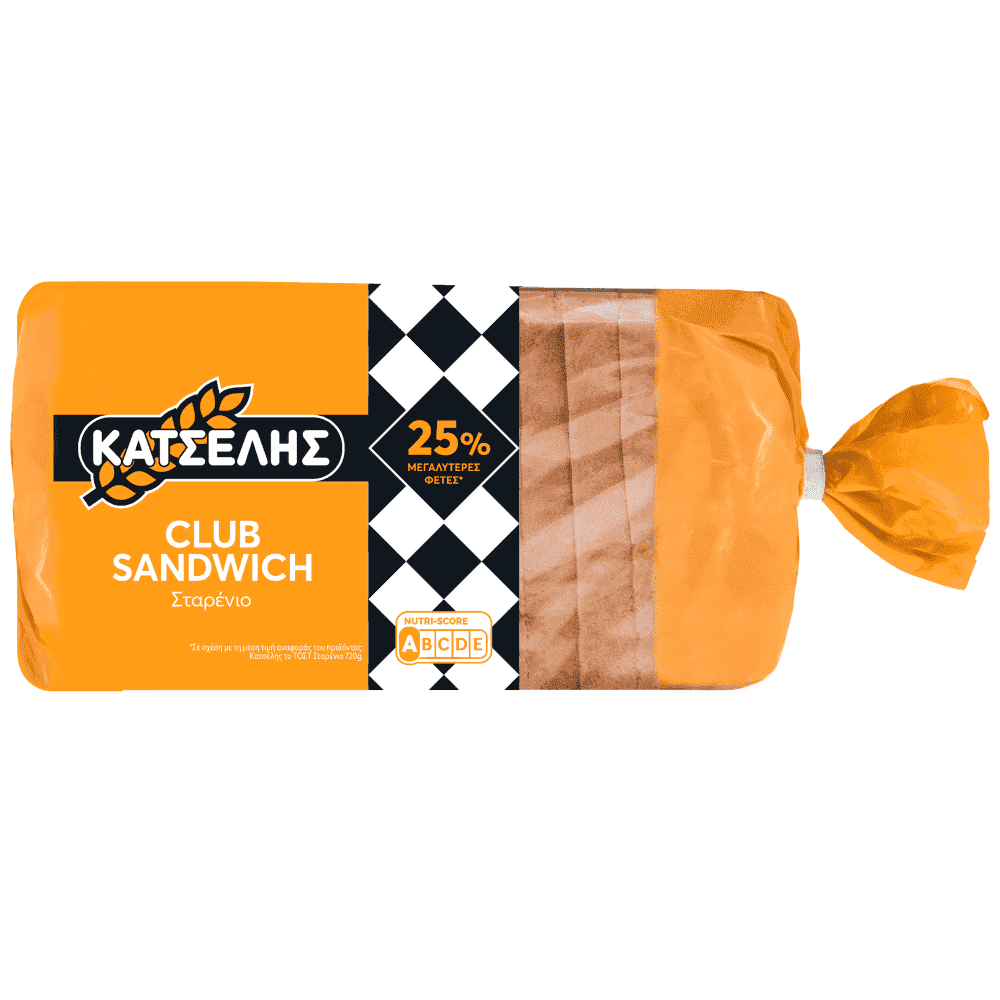 Κατσέλης Club Sandwich Σταρένιο 500gr