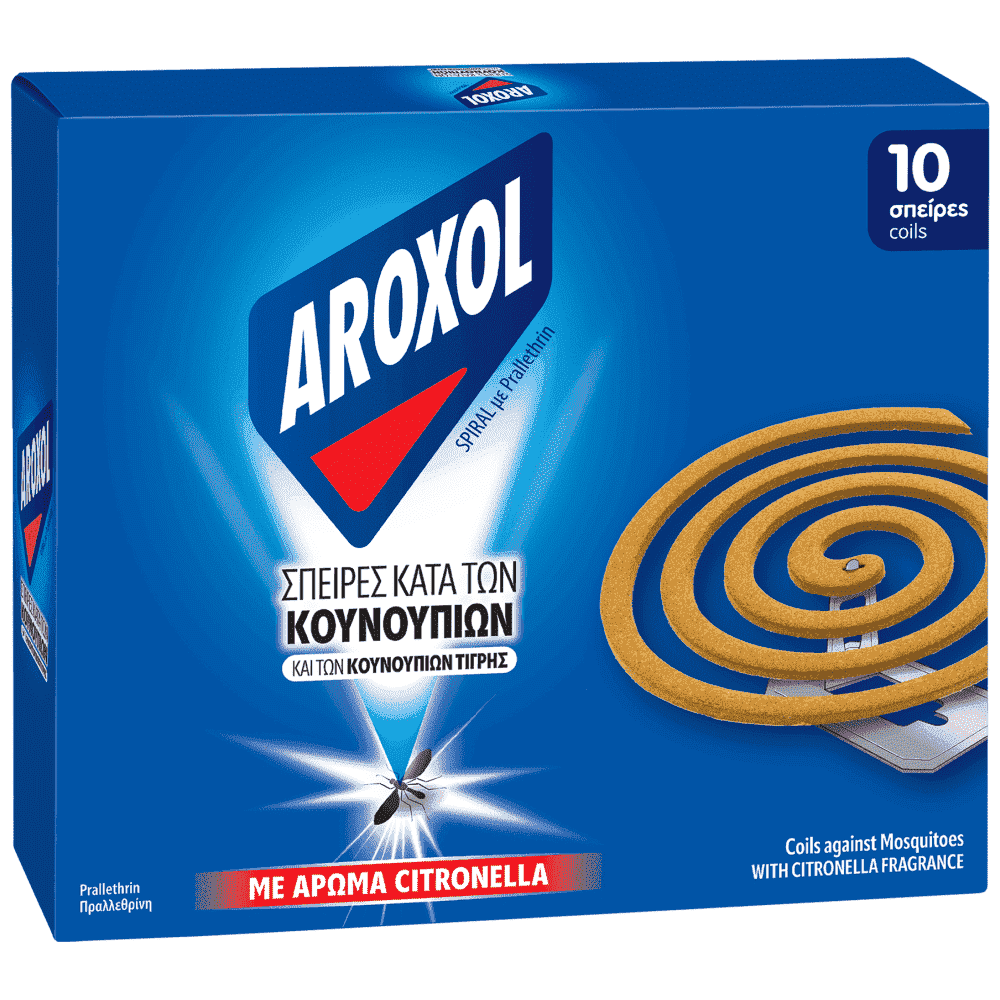 Aroxol Spiral Με Citronella Κατά Των Κουνουπιών 10τεμ