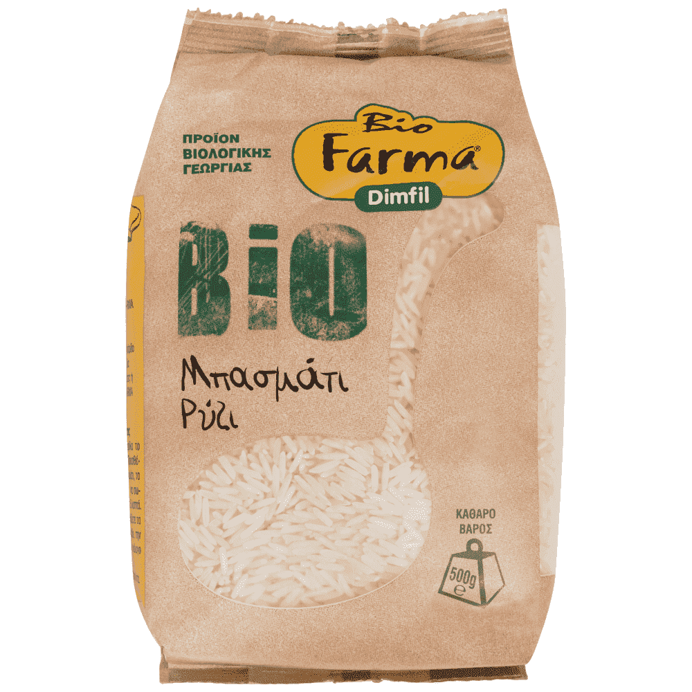 Bio Farma Ρύζι Basmati Βιολογικό 500gr