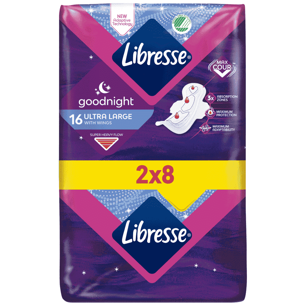 Libresse Ultra Large Goodnight 16τεμ.