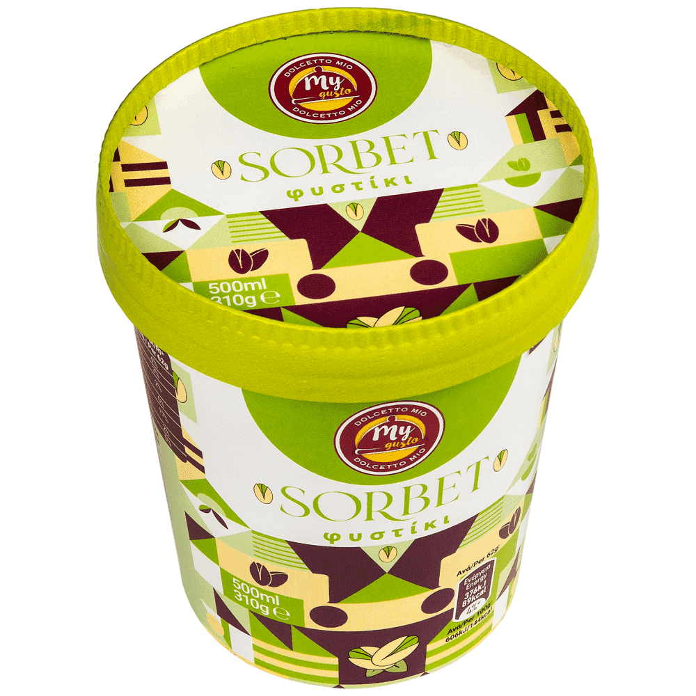 My Gusto Dolcetto Mio Παγωτό Φιστίκι Sorbet 310gr 500ml