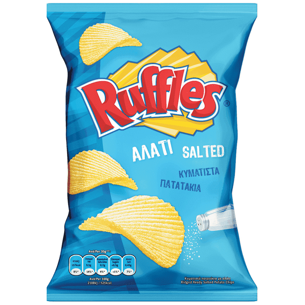 Ruffles Πατατάκια Αλάτι 140gr
