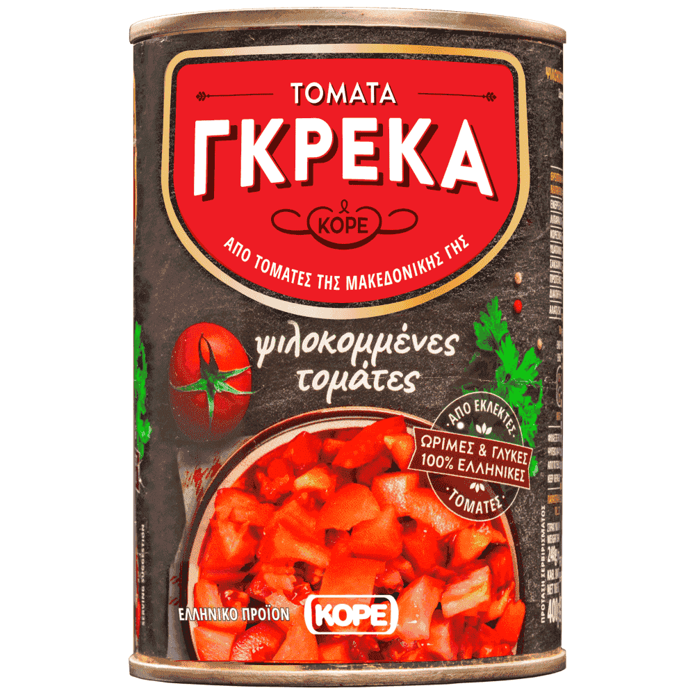 Γκρέκα Ψιλοκομμένες Τομάτες 400gr (Στραγγιστό Βάρος 280gr)
