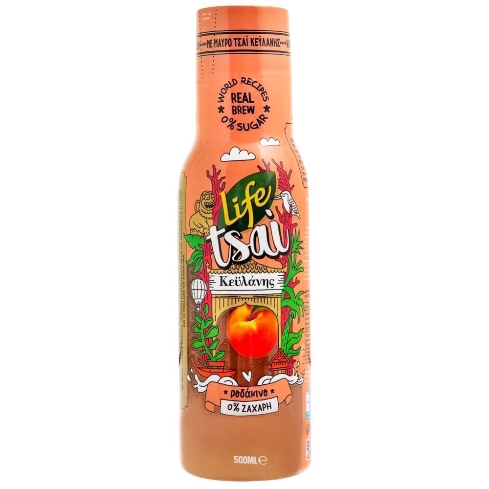 Life Tsai Ροδάκινο 0% 500ml