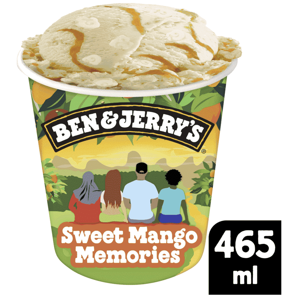 Ben & Jerrys Sweet Mango Memories Παγωτό 413gr 465ml