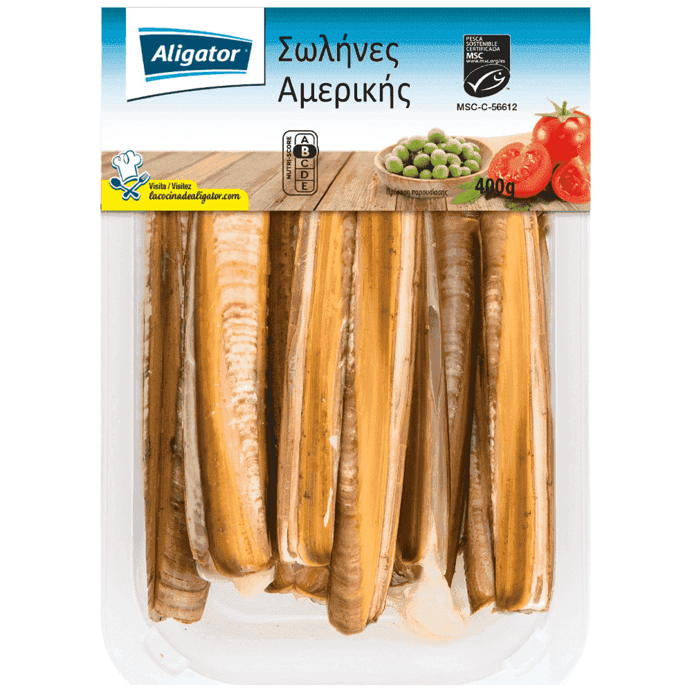 Aligator Σωλήνες Αμερικής Κατεψυγμένοι 400gr