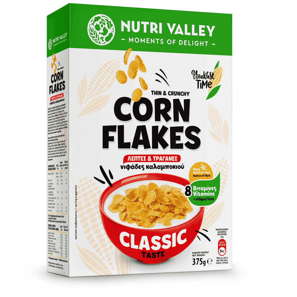 Nutri Valley Corn Flakes 375gr
